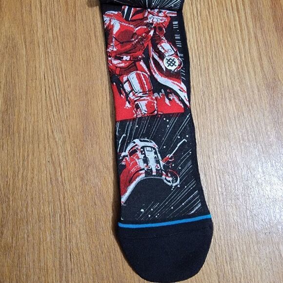 Stance Mandalorian Star Wars Grogu Baby Yoda Razor Crest Crew Socks Manga Mando - Picture 8 of 11